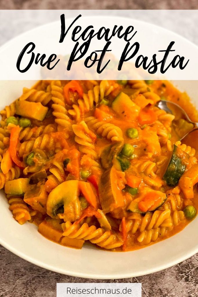 One Pot Pasta vegan Rezept