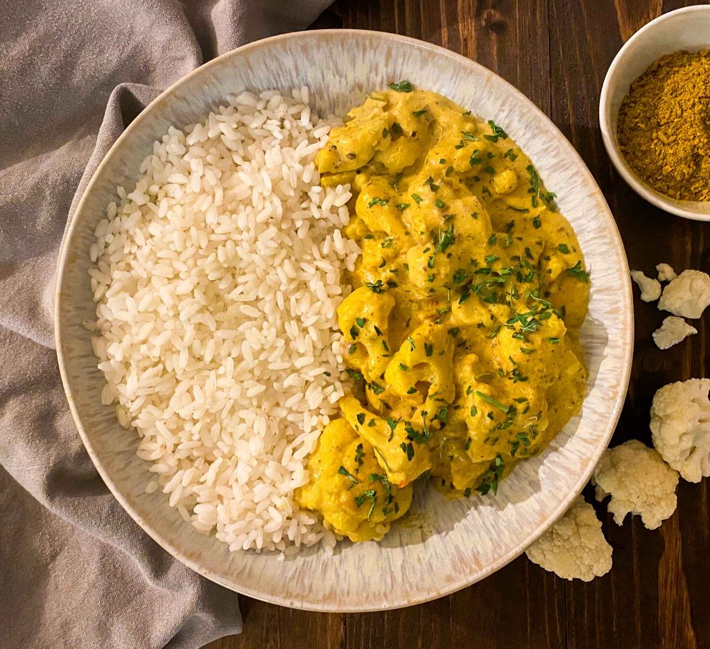 Blumenkohl Curry Rezept Einfach Vegan Schnell