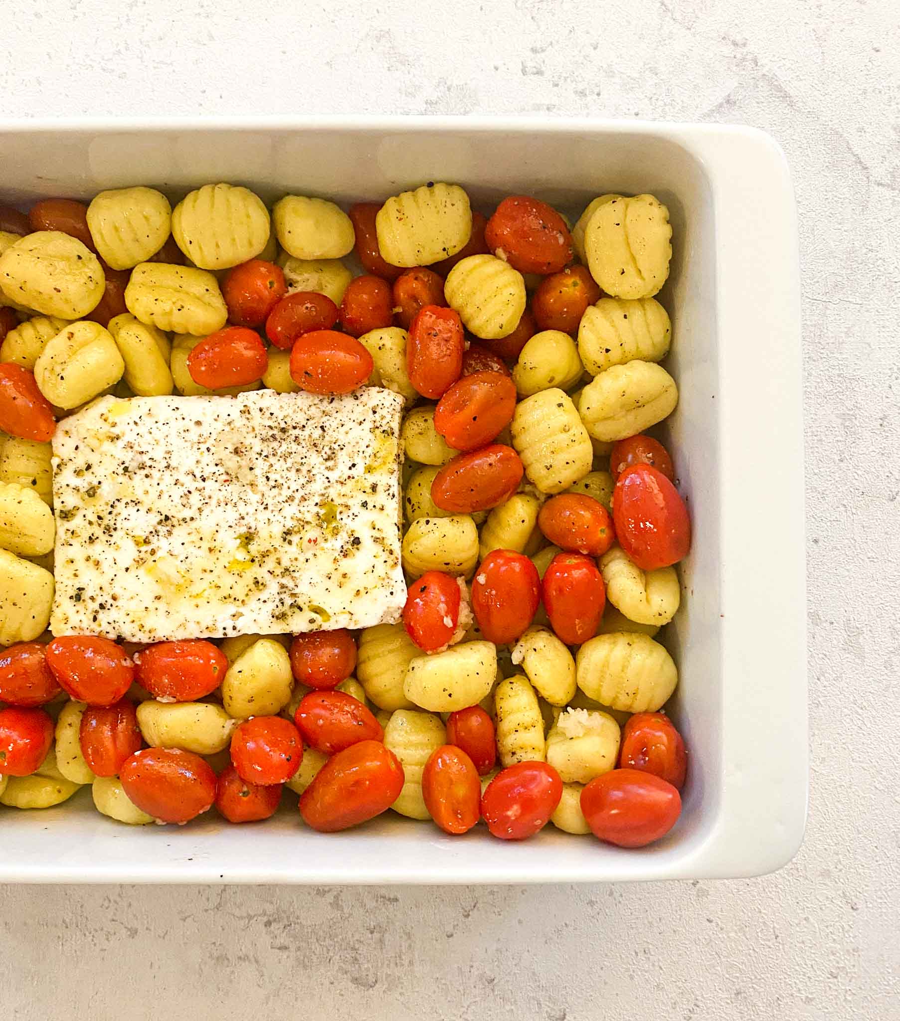 Baked Feta Gnocchi Rezept [nur 15 Minuten] Reiseschmaus
