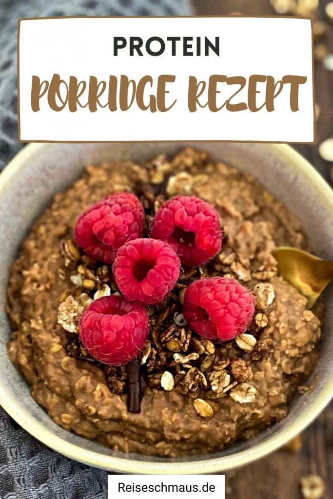 Protein Porridge Rezept Pin Speichern