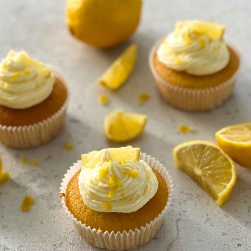 Erfrischende Zitronen Cupcakes