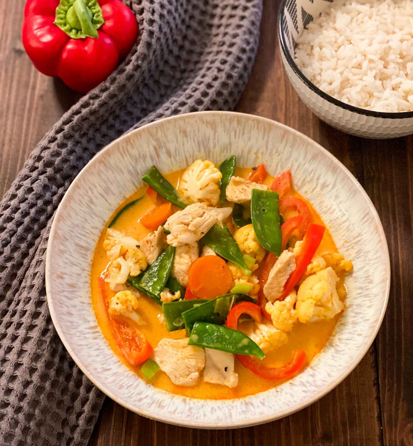 Rotes Thai Curry Rezept [nur 20 Minuten!]