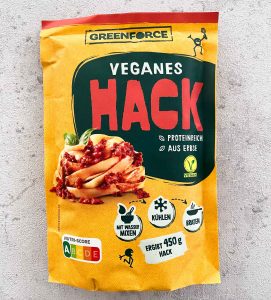 Greenforce veganes Hack Test