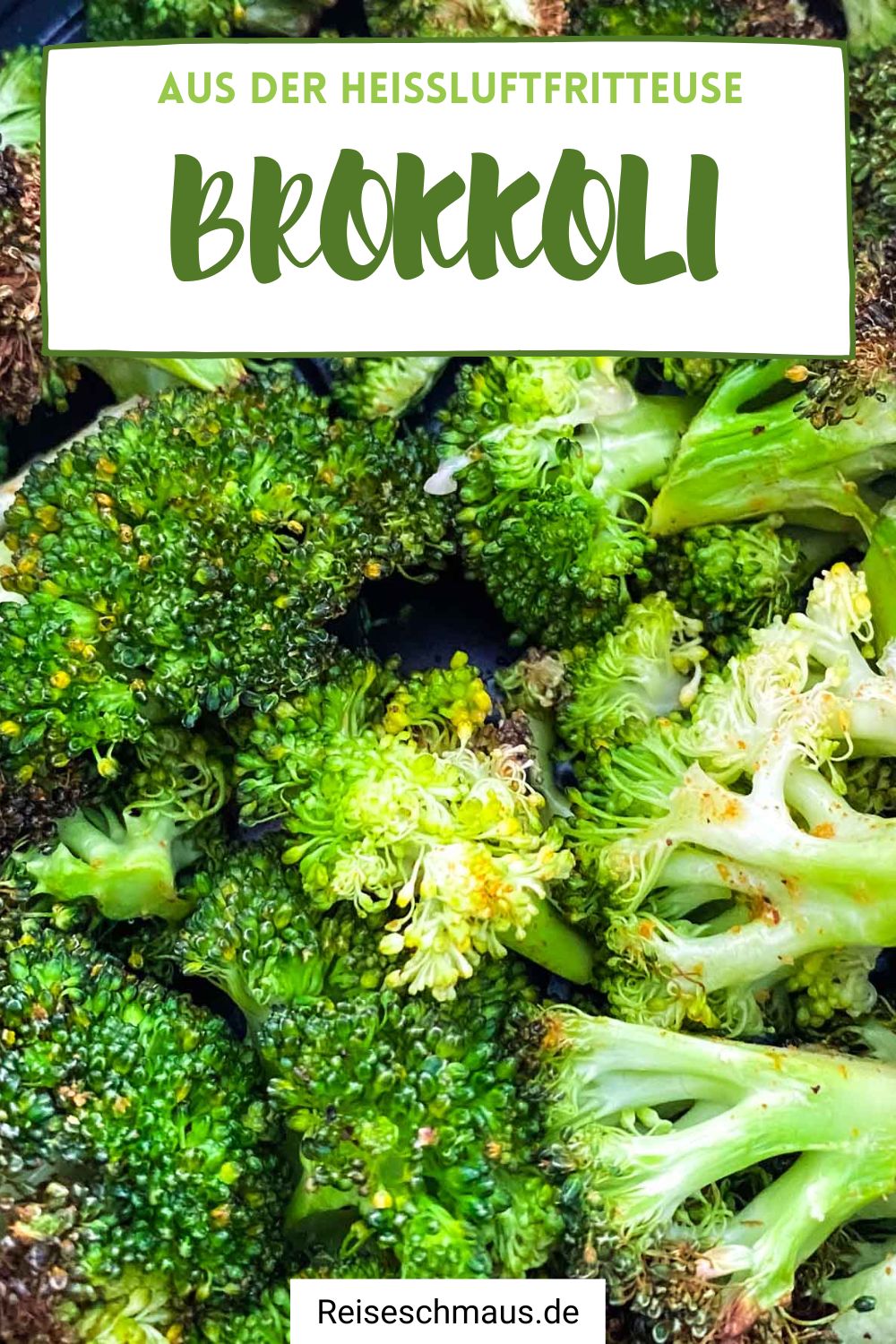 Brokkoli aus der Heißluftfritteuse