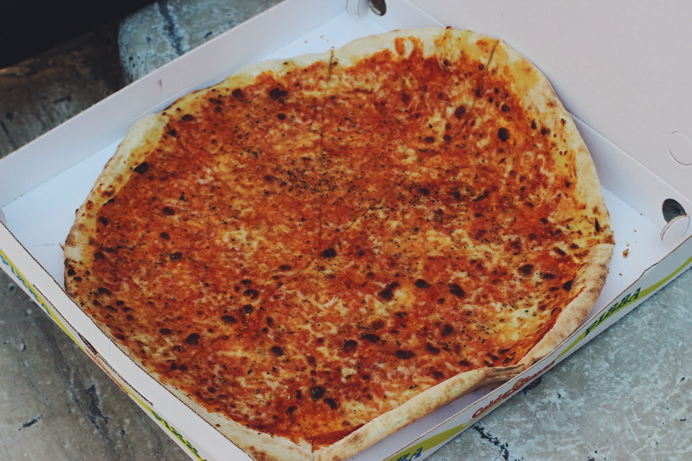 Venedig Pizza essen