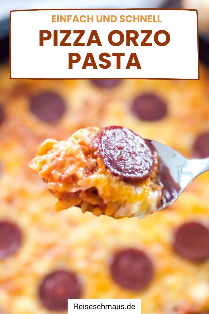 Pizza Orzo Pasta Rezept Pin
