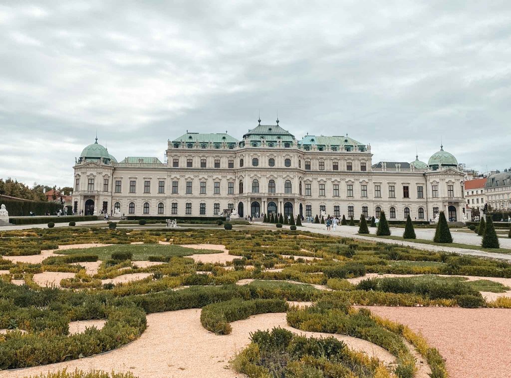 Barockes Schloss Belvedere in Wien