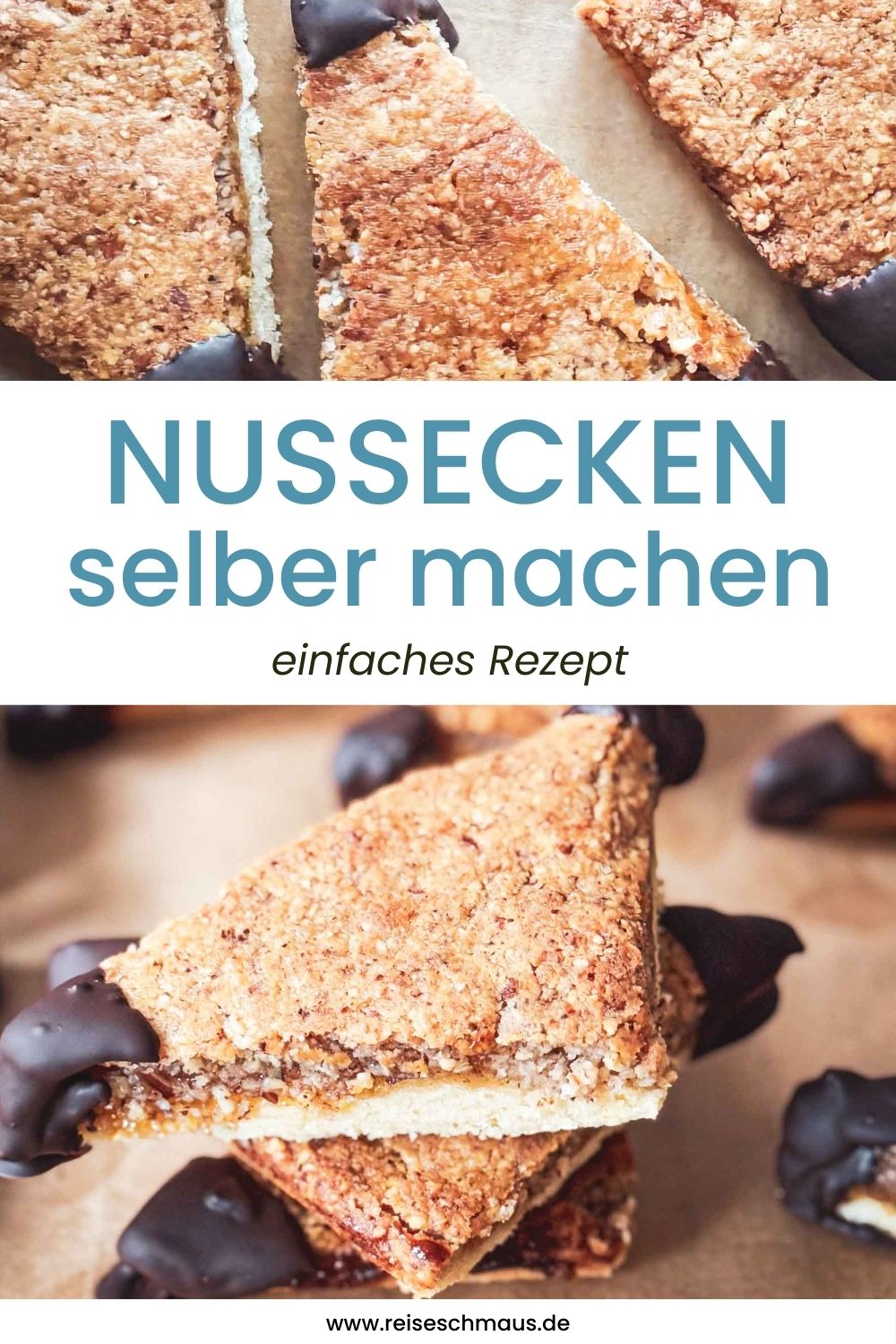 Nussecken selber machen (einfaches Rezept)