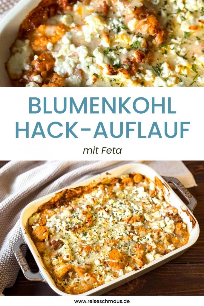 Blumenkohl Hack Auflauf Pin