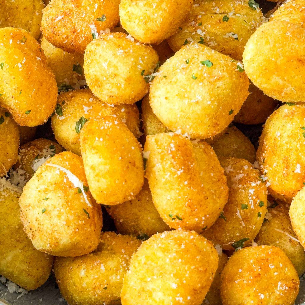 Knusprige Gnocchi aus der Heißluftfritteuse 4 Gnocchi Airfryer