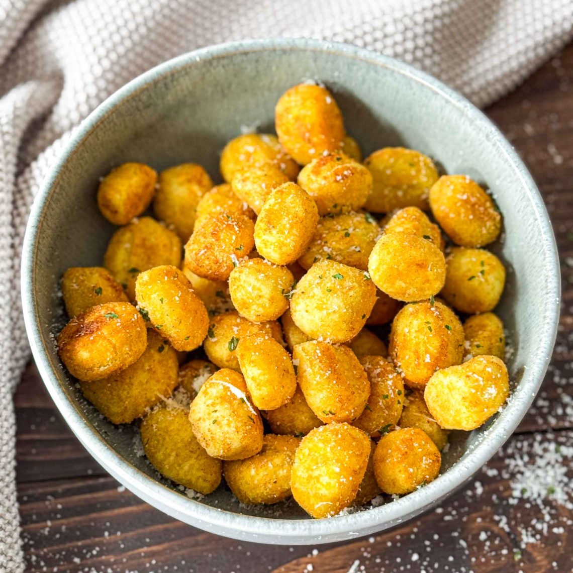 Knusprige Gnocchi aus der Heißluftfritteuse 1 Gnocchi Heissluftfritteuse Rezept