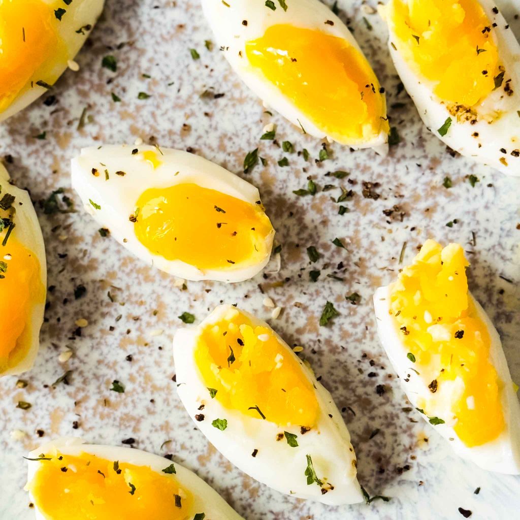 Eier aus der Heißluftfritteuse 5 Eier Airfryer Rezept