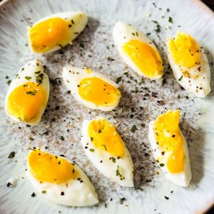 Eier aus der Heissluftfritteuse