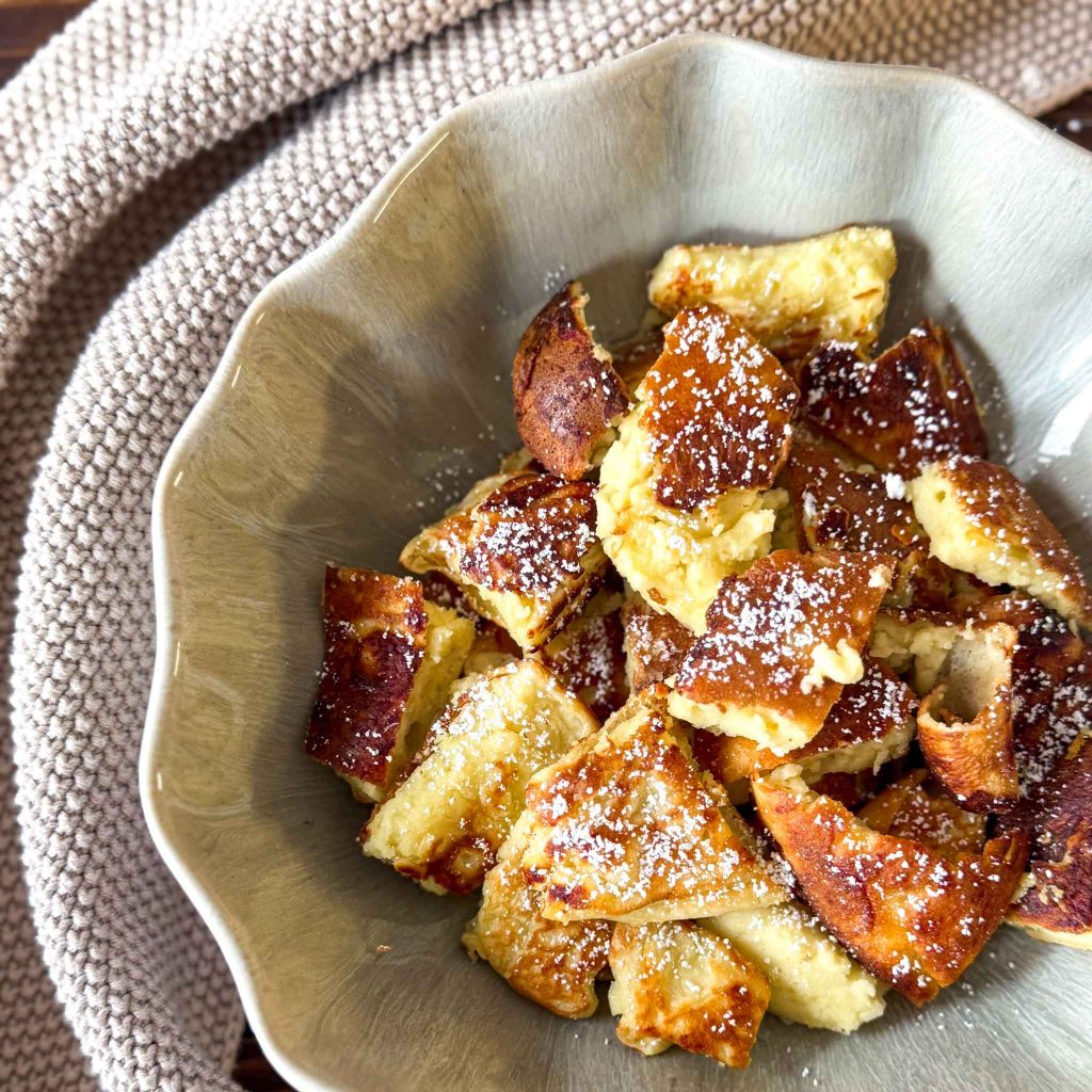 Protein Kaiserschmarrn mit Skyr 4 High Protein Kaiserschmarrn kalorienarm