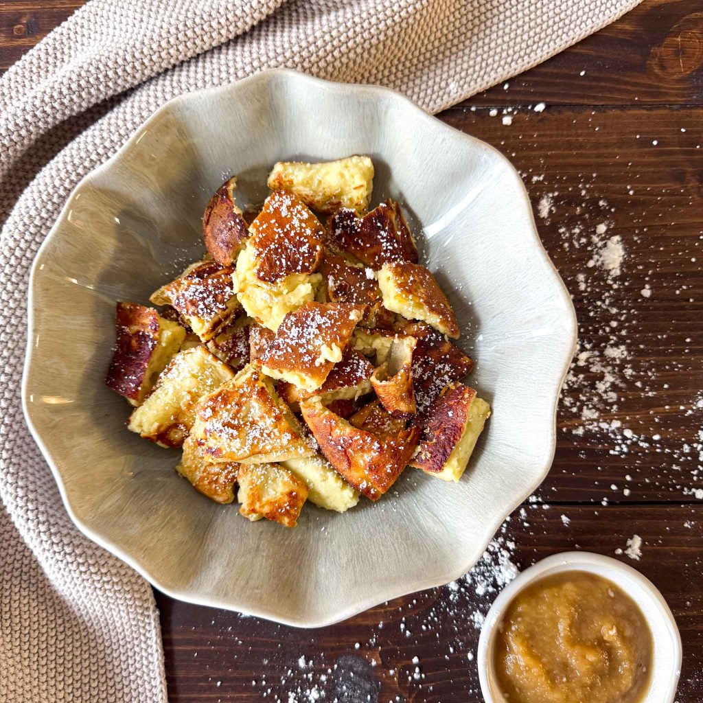 Protein Kaiserschmarrn mit Skyr 5 Skyr Kaiserschmarrn