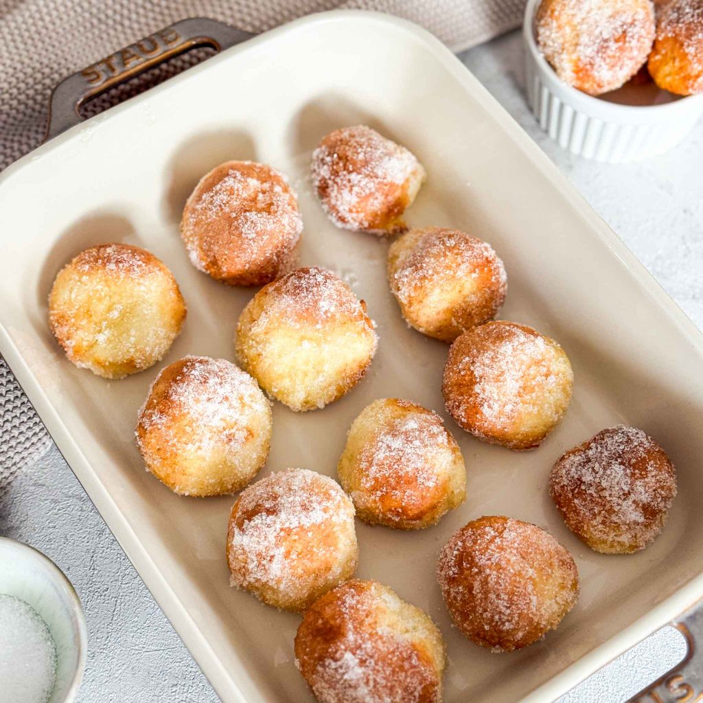 Quarkbällchen Rezept Heissluftfritteuse