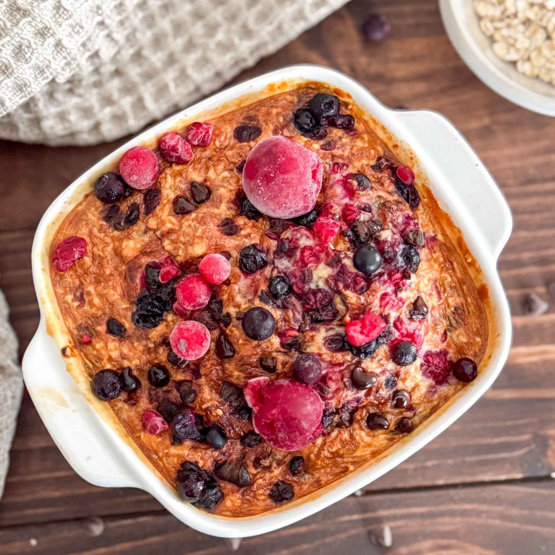 Baked Oats Airfryer Rezept