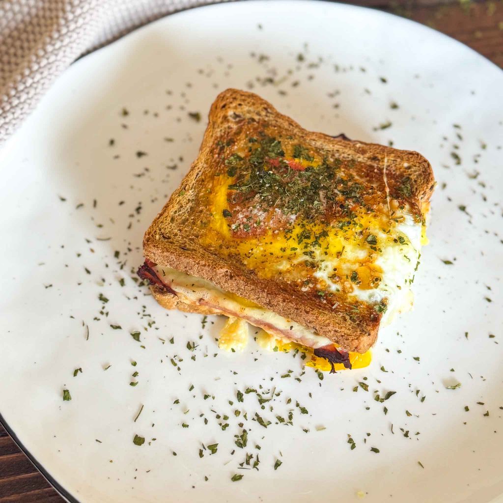 15 Minuten Airfryer Toast mit Ei 2 Airfryer Toast mit Ei Rezept