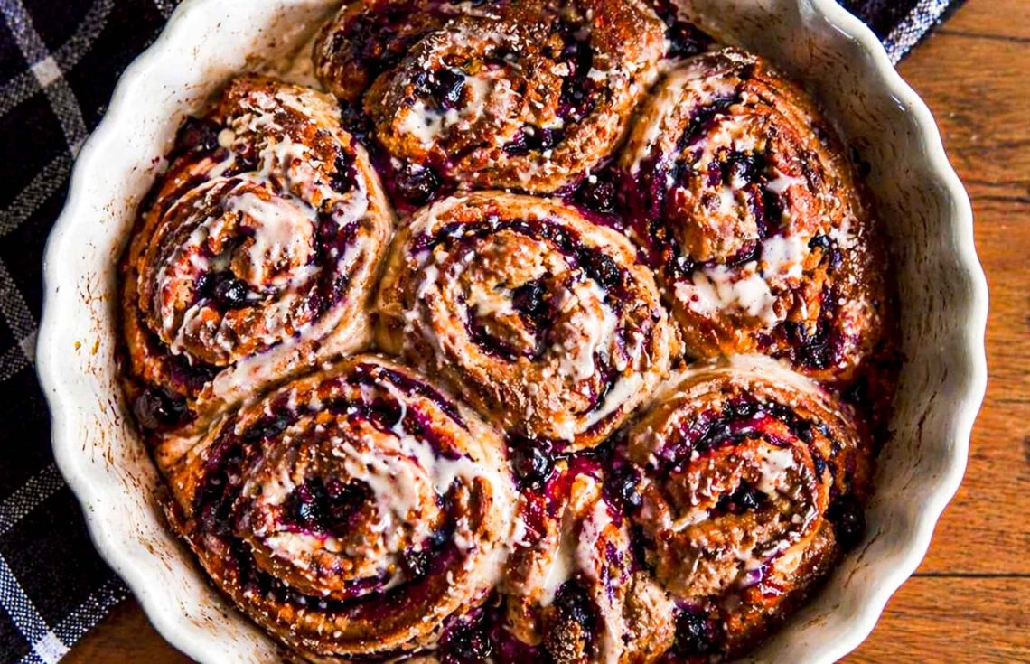 Blaubeerschnecken Rezept