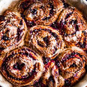 Blaubeerschnecken Rezept