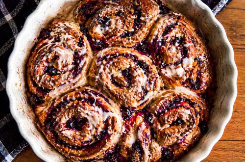 Blaubeerschnecken Rezept