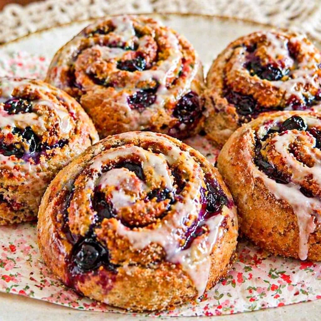 Blaubeerschnecken backen