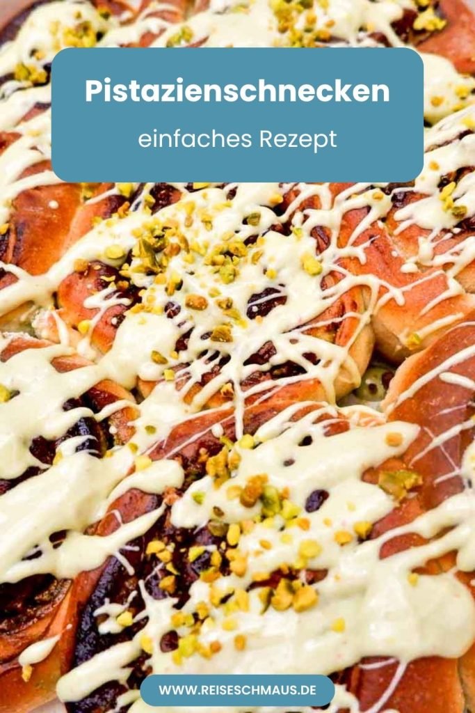 Fluffige Pistazienschnecken 6 Pistazienschnecken Pin