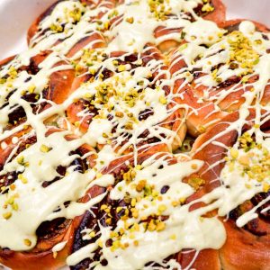 Fluffige Pistazienschnecken 3 Pistazienschnecken Rezept