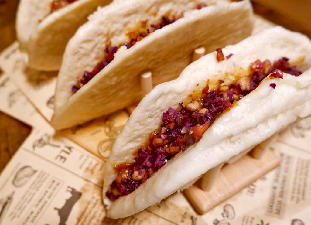 Bao Buns Teigtaschen