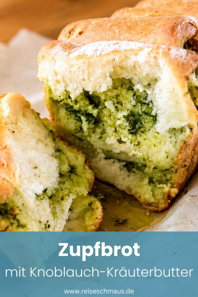 Kräuter-Knoblauch-Zupfbrot (perfekt zum Grillen) 7 Zupfbrot Pin