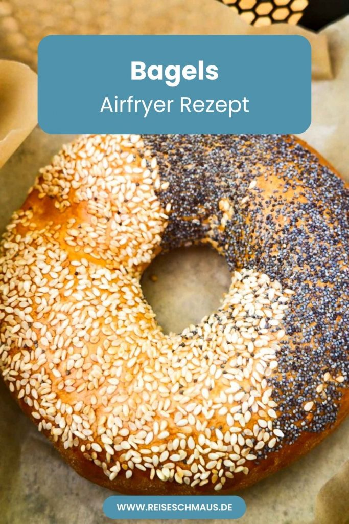 Bagels aus der Heißluftfritteuse 6 Bagels Pin