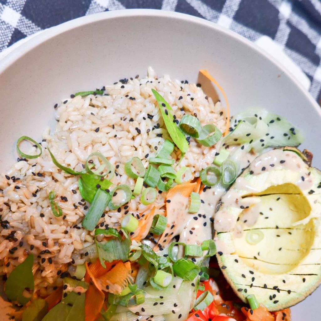 Reissalat im Airfryer