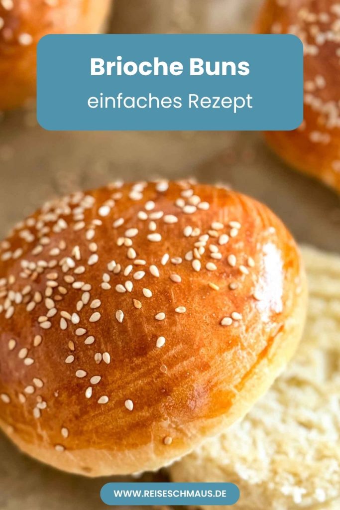 Brioche Buns selber machen (einfaches Rezept) 7 Brioche Buns Pin
