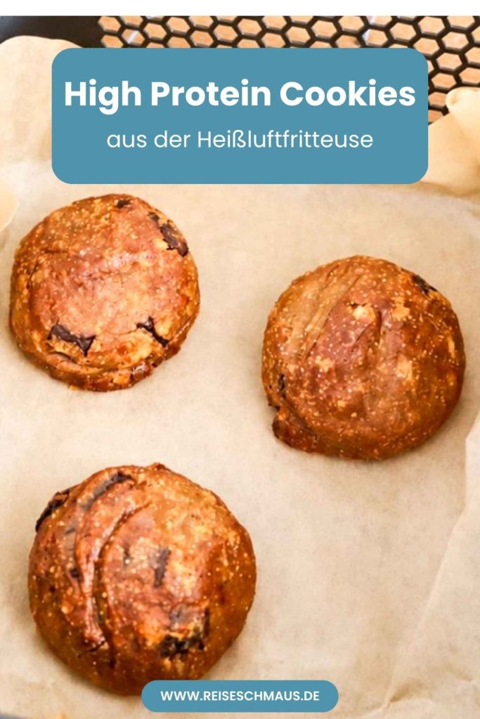 High Protein Cookies aus der Heißluftfritteuse 7 High Protein Cookies Pin